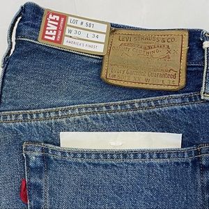 LEVIS Vintage Clothing 1954 501z Space Selvedge Denim Jean LVC Blue Women's  24